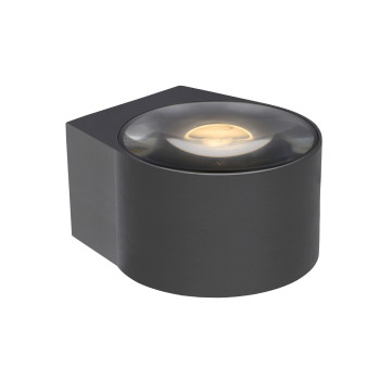 Lucide Rayen fekete LED fürdőszobai fali lámpa (LUC-27220/12/30) LED 1 izzós IP65