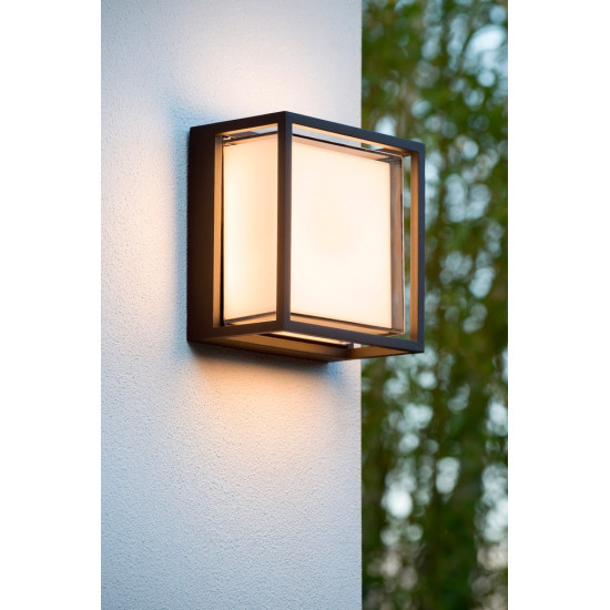 Lucide Singa fekete LED kültéri fali lámpa (LUC-15801/10/30) LED 1 izzós IP54