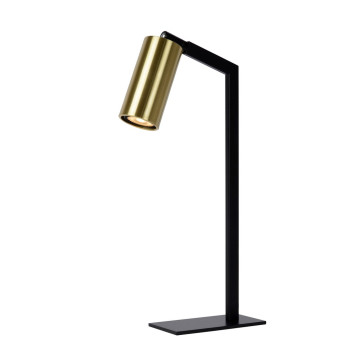 Lucide Sybil fekete-arany asztali lámpa (LUC-45599/01/30) GU10 1 izzós IP20