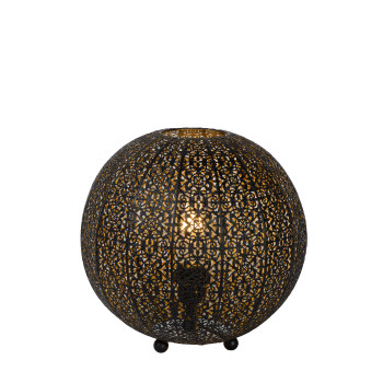Lucide Tahar fekete-arany asztali lámpa (LUC-78583/34/30) E27 1 izzós IP20