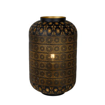 Lucide Tahar fekete-arany asztali lámpa (LUC-78584/40/30) E27 1 izzós IP20
