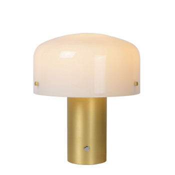 Lucide Timon arany-opál asztali lámpa (LUC-05539/01/02) E27 1 izzós IP20