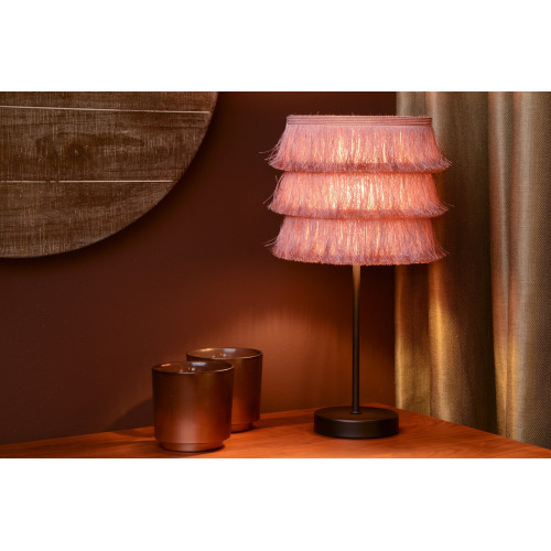 Lucide Togo pink-fekete asztali lámpa (LUC-10507/81/66) E14 1 izzós IP20