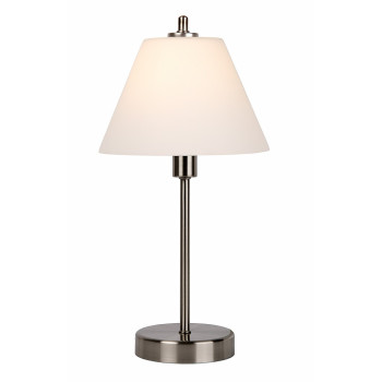 Lucide Touch króm-fehér asztali lámpa (LUC-12561/21/12) E14 1 izzós IP20