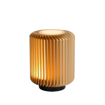 Lucide Turbin arany-fekete LED asztali lámpa (LUC-26500/05/02) LED 1 izzós IP20
