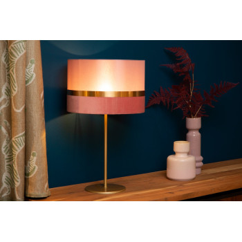 Lucide Tusse pink-arany asztali lámpa (LUC-10509/81/66) E14 1 izzós IP20