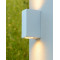 Lucide Zaro fehér kültéri fali lámpa (LUC-69800/02/31) GU10 2 izzós IP44