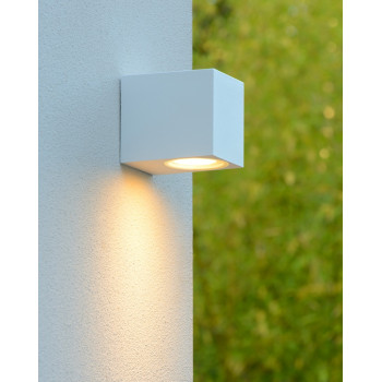 Lucide Zora fehér kültéri fali lámpa (LUC-22860/05/31) GU10 1 izzós IP44