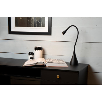 Lucide Zozy fekete LED asztali lámpa (LUC-18656/03/30) LED 1 izzós IP20