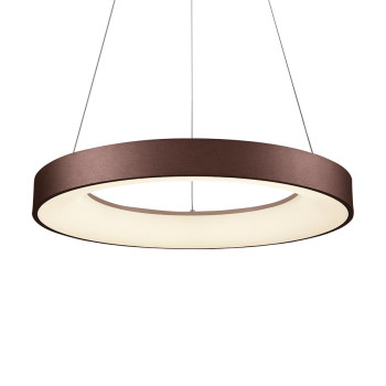 Luxera Gentis barna LED függesztett lámpa (LUX-18407) LED 1 izzós IP20