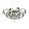 Luxera Ribbon Crystal króm-szürke kristály függesztett lámpa (LUX-64409) G9 6 izzós IP20