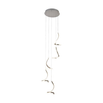 Luxera Trani króm LED függesztett lámpa (LUX-18200) LED 1 izzós IP20
