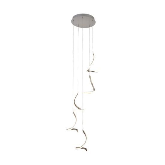 Luxera Trani króm LED függesztett lámpa (LUX-18200) LED 1 izzós IP20