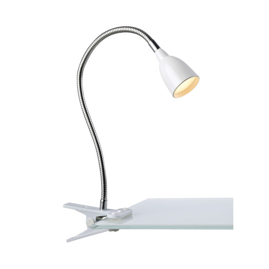 Markslöjd TULIP króm-fehér asztali lámpa (MS-106091) LED 1 izzós IP20