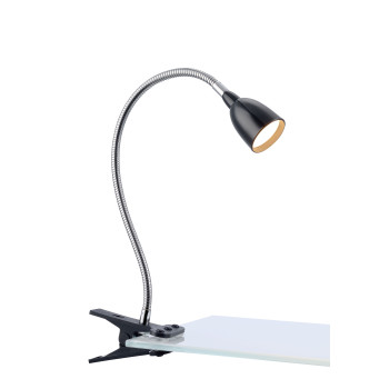 Markslöjd TULIP króm-fekete asztali lámpa (MS-106092) LED 1 izzós IP20