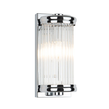 Maxlight New York króm-átlátszó fali lámpa (MAX-W0270) E14 1 izzós IP20