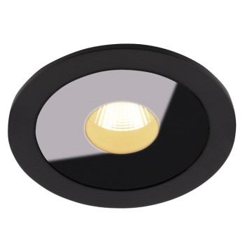 Maxlight Plazma fekete LED fürdőszobai beépíthető spot lámpa (MAX-H0088) LED 1 izzós IP54
