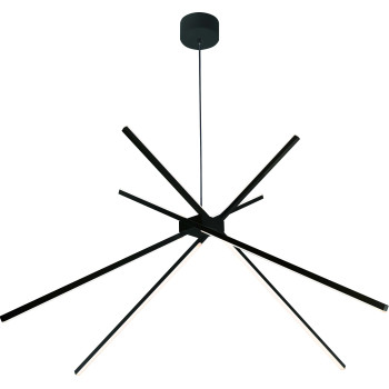 Maxlight Spider fekete LED függesztett lámpa (MAX-P0412) LED 1 izzós IP20