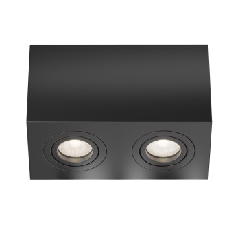 Maytoni Atom fekete mennyezeti lámpa (MAY-C017CL-02B) GU10 2 izzós IP20