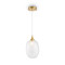 Maytoni Aura arany-átlátszó függesztett lámpa (MAY-MOD016PL-01BS) E14 1 izzós IP20