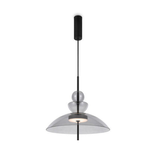 Maytoni Bangkok fekete-szürke LED függesztett lámpa (MAY-MOD185PL-L11B3K3) LED 1 izzós IP20