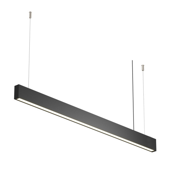 Maytoni Basis fekete LED függesztett lámpa (MAY-P051PL-36W2.7-6K-B) LED 1 izzós IP20