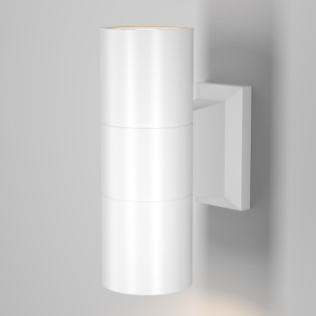 Maytoni Bowery fehér kültéri fali lámpa (MAY-O574WL-02W) GU10 2 izzós IP54