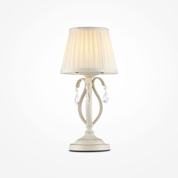 Maytoni Brionia bézs-fehér asztali lámpa (MAY-ARM172-01-G) E14 1 IP20