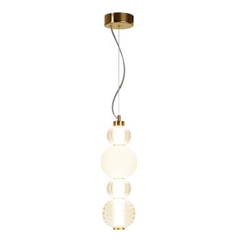 Maytoni Collar arany-fehér LED függesztett lámpa (MAY-P069PL-L17G3K) LED 1 izzós IP20