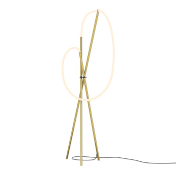 Maytoni Crochet sárgaréz LED álló lámpa (MAY-MOD369FL-L36BS3K) LED 1 izzós IP20