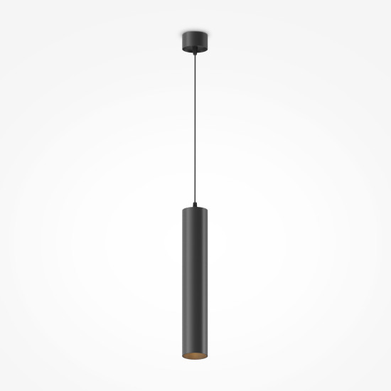 Maytoni Focus LED fekete LED függesztett lámpa (MAY-P072PL-L12B3K-1) LED 1 izzós IP20