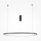 Maytoni Glint fekete LED függesztett lámpa (MAY-MOD072PL-L36B3K1) LED 1 izzós IP20