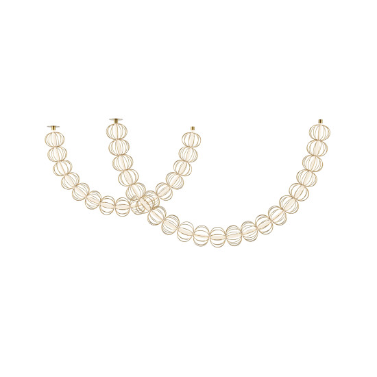 Maytoni Golden Cage arany LED függesztett lámpa (MAY-MOD216PL-L42G3K) LED 1 izzós IP20