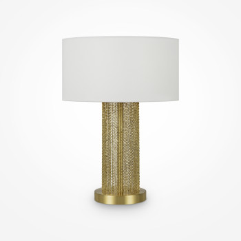 Maytoni Impressive arany-fehér asztali lámpa (MAY-MOD151TL-01G) E27 1 izzós IP20