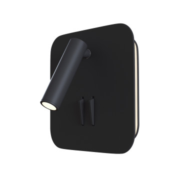 Maytoni Ios 176 fekete LED fali lámpa (MAY-C175-WL-01-6W-B) LED 1 izzós IP20