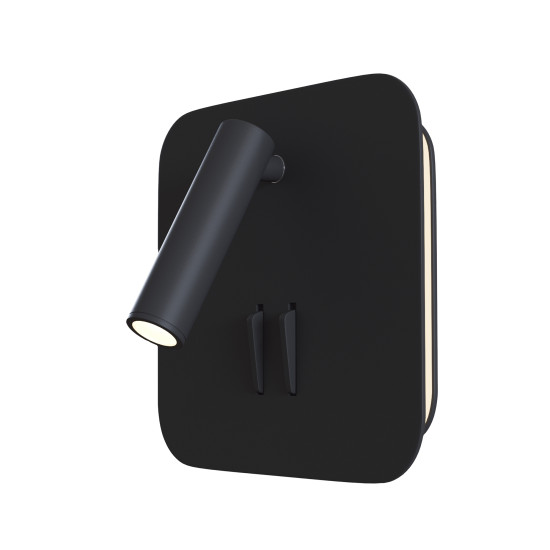 Maytoni Ios 176 fekete LED fali lámpa (MAY-C175-WL-01-6W-B) LED 1 izzós IP20