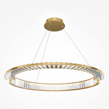 Maytoni Krone arany-átlátszó kristály LED függesztett lámpa (MAY-P097PL-L45G4K) LED 1 IP20