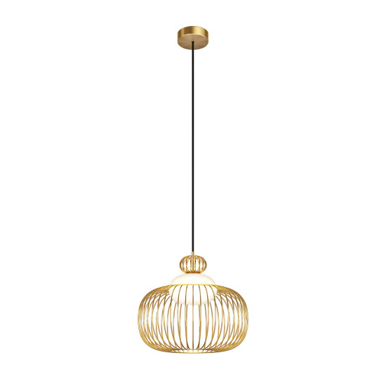 Maytoni Levitation sárgaréz-fehér függesztett lámpa (MAY-MOD376PL-01G) G9 1 izzós IP20