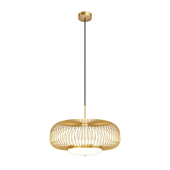 Maytoni Levitation sárgaréz-fehér LED függesztett lámpa (MAY-MOD376PL-L30G3K) LED 1 izzós IP20