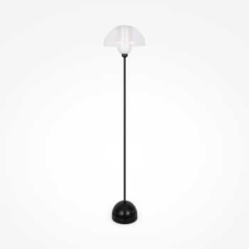 Maytoni Memory fekete-átlátszó álló lámpa (MAY-MOD177FL-01B) E14 1 izzós IP20