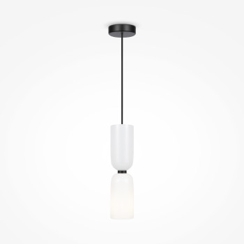 Maytoni Memory fekete-fehér függesztett lámpa (MAY-MOD177PL-01W) E14 1 izzós IP20