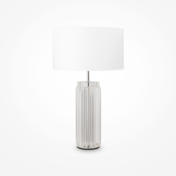 Maytoni Muse króm-fehér asztali lámpa (MAY-MOD304TL-01CH) E27 1 izzós IP20