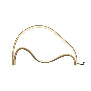 Maytoni Plons sárgaréz-fehér LED asztali lámpa (MAY-MOD283TL-L12BS3K) LED 1 izzós IP20