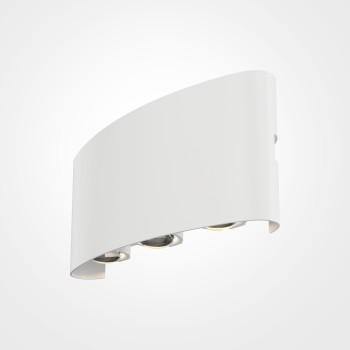 Maytoni Strato fehér kültéri LED fali lámpa (MAY-O417WL-L6W3K) LED 3 izzós IP54