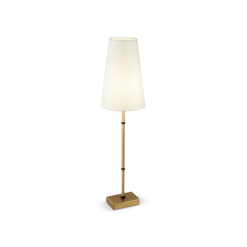 Maytoni Zaragoza fehér-sárgaréz asztali lámpa (MAY-H001TL-01BS) E14 1 izzós IP20