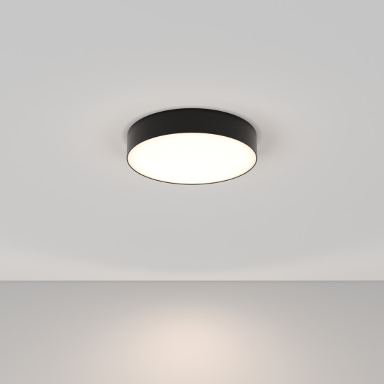 Maytoni Zon fekete LED mennyezeti lámpa (MAY-C032CL-L12B4K) LED 1 izzós IP20