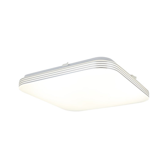 Milagro Ajax fehér-króm LED mennyezeti lámpa (MIL-EK5363) LED 1 izzós IP20