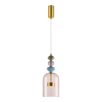 Milagro Arte arany-színes LED függesztett lámpa (MIL-ML0357) LED 1 izzós IP20