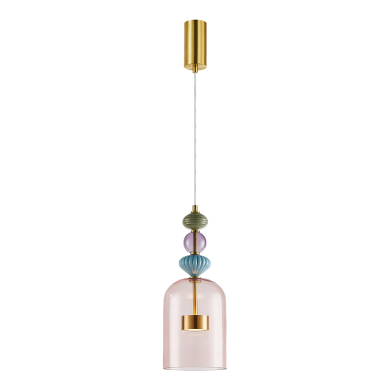 Milagro Arte arany-színes LED függesztett lámpa (MIL-ML0357) LED 1 izzós IP20