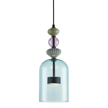 Milagro Arte fekete-színes LED függesztett lámpa (MIL-ML0358) LED 1 izzós IP20